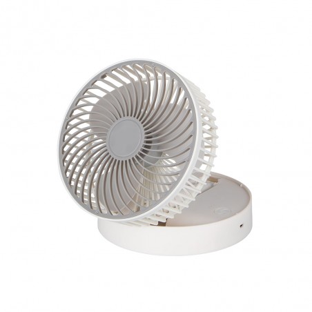 Ventilateur à batterie rechargeable et USB Jerico (5W)