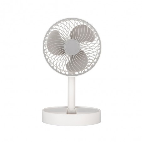 Ventilateur à batterie rechargeable et USB Jerico (5W)
