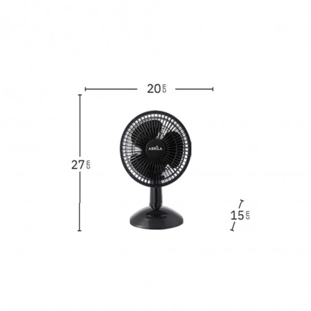 Ventilateur de table oscillant Pizarro 2 vitesses