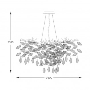Lampe de plafond Cindy (10 lumieres)