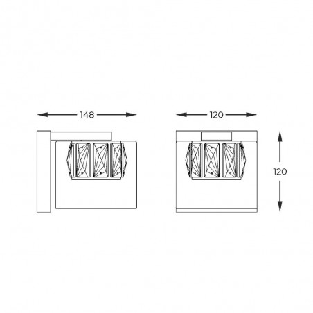 Applique murale LED Gem (5W)