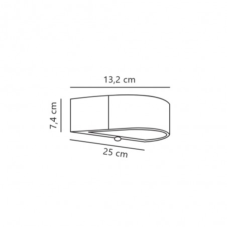 Applique LED avec détecteur de mouvement Monay Round (5W)