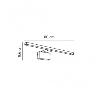 Applique á LED pour bains Marlee 3000K (11.50W)