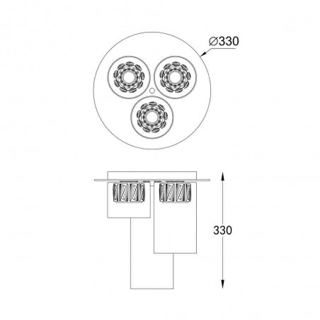 Plafónnier LED Gem (5W)