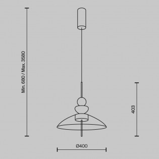 Suspension LED Bangkok (12W)