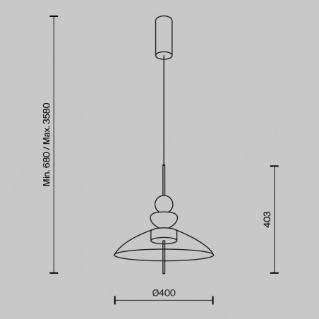 Suspension LED Bangkok (12W)