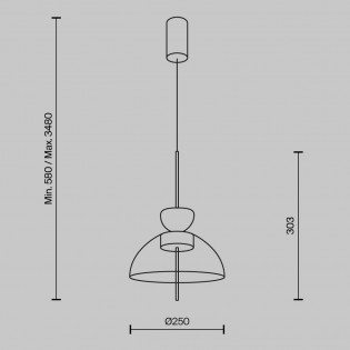 Suspension LED Bangkok III (12W)