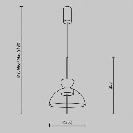 Suspension LED Bangkok III (12W)