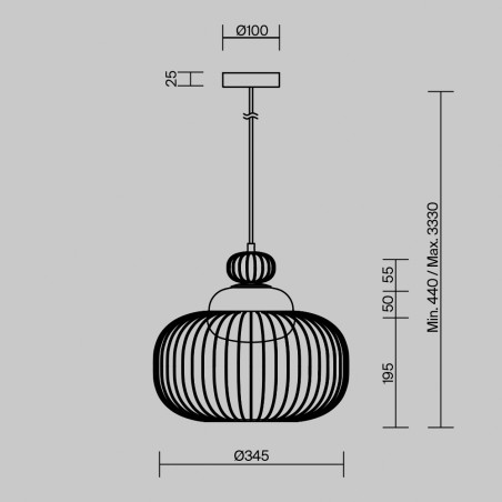 Lampe de plafond Levitation