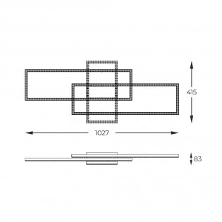 Plafónnier LED Ervi CCT (52W)