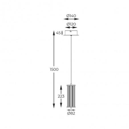 Lámpe a suspension LED Cally CCT (7W)