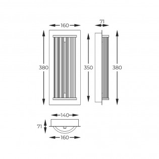 Applique murale LED Cally CCT (10W)