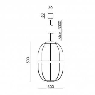 Lampe de plafond Pull