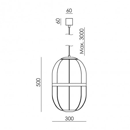Lampe de plafond Pull