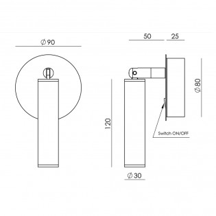 Applique Murale LED Coco (3W)