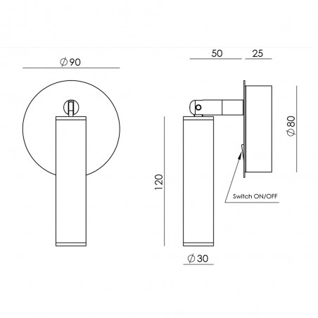 Applique Murale LED Coco (3W)