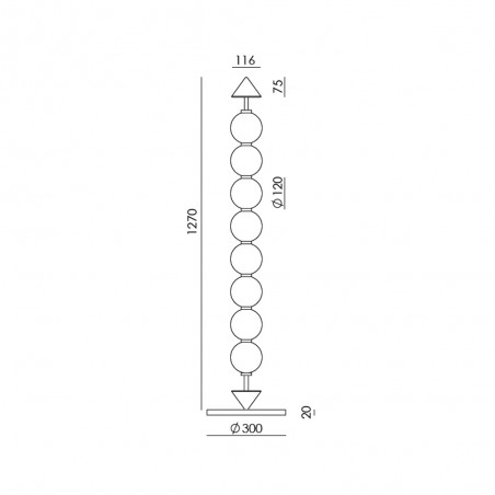 Lampadaire LED Soko Dim (24W)