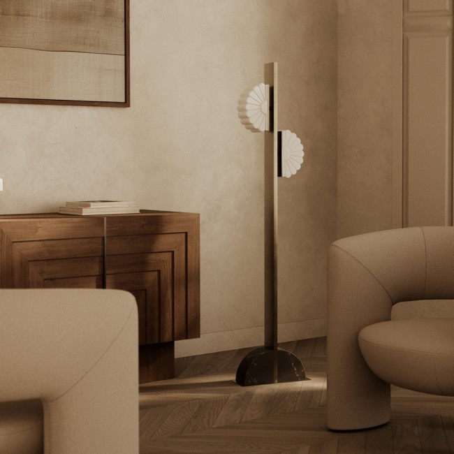 Lampadaire Gina (2 lumieres)