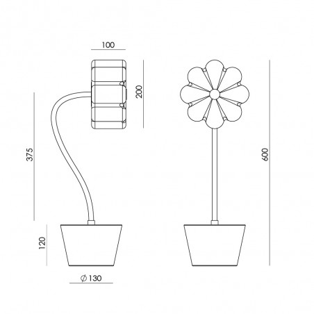 Lampe de table Flow