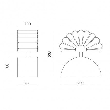 Lampe de table Gina
