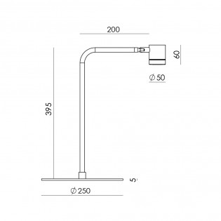 Lampé á poser LED Tea (6W)