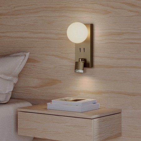 Applique Murale avec lecteur Tea (3W)