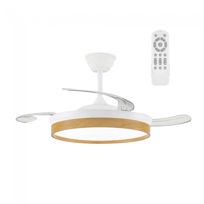 Ventilateur LED avec pales rétractables Cosmatos CCT Dim (45W)