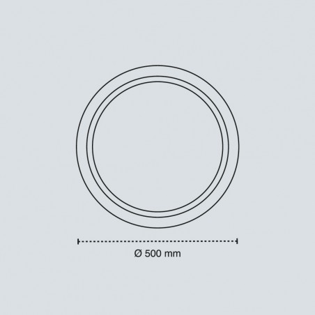 Plafonnier LED Brisa 3CCT Dim (72W)