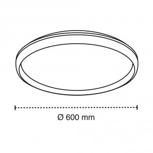 Plafonnier LED Charly 3CCT Dim (80W)