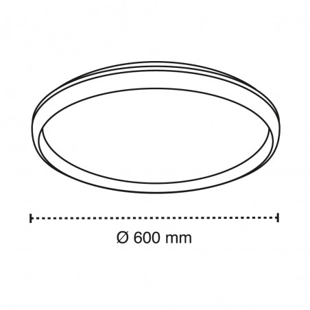 Plafonnier LED Charly 3CCT Dim (80W)