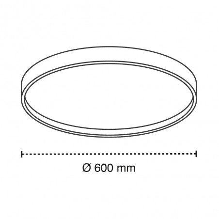 Plafonnier LED Panam 3CCT Dim (80W)