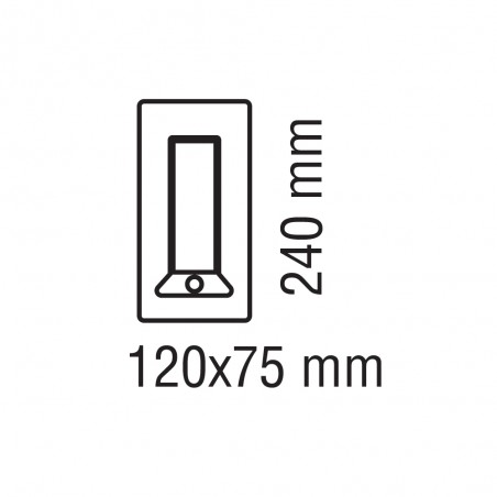 Applique solaire LED d'extérieur avec capteur Liot (5W)