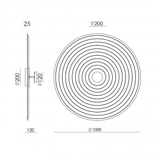 Applique Murale LED Tico 100 (13W)