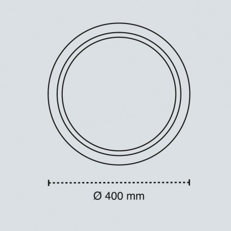Plafonnier LED Panam 3CCT Dim (46W)