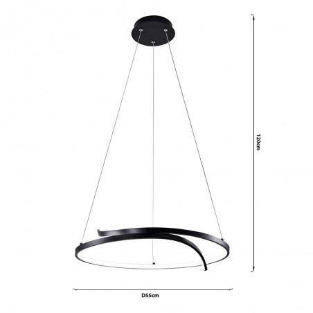Lámpe a suspension LED Lin (38W)