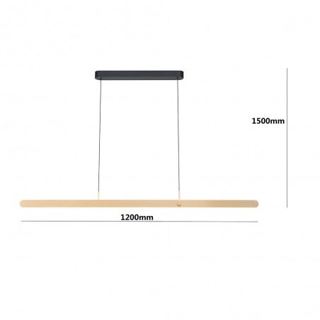 Lámpe a suspension LED Lin (43W)