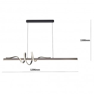 Lámpe a suspension LED Lin Espiral (44W)