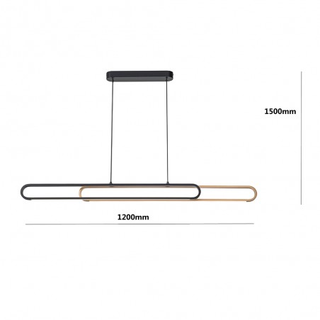 Lámpe a suspension LED Lin (28W)