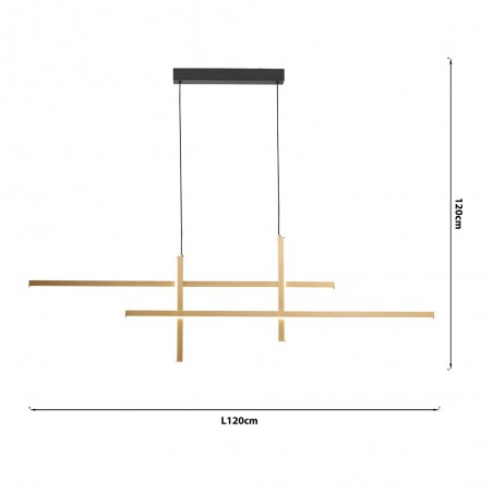 Lámpe a suspension LED Lin (44W)