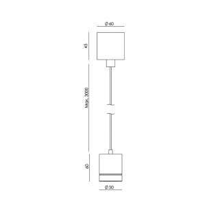 Lampe de plafond LED Tea (6W)