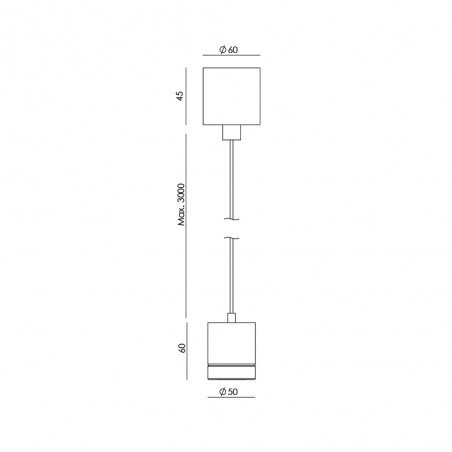 Lampe de plafond LED Tea (6W)