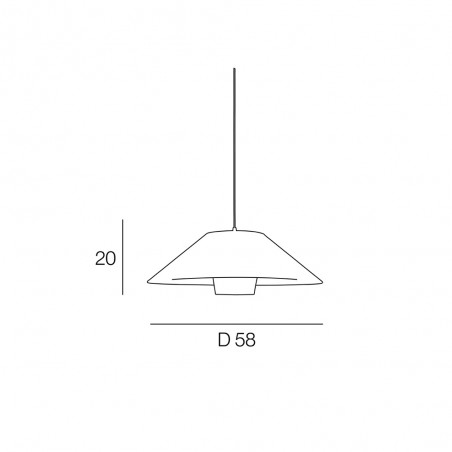 Lampe a suspension Umbrella