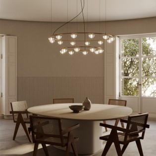 Lampe de suspension Hado (12 lumieres)