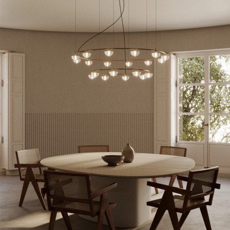 Lampe de suspension Hado (12 lumieres)