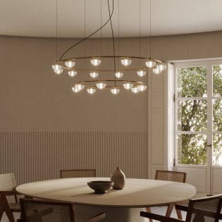 Lampe de suspension Hado (12 lumieres)