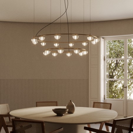 Lampe de suspension Hado (12 lumieres)