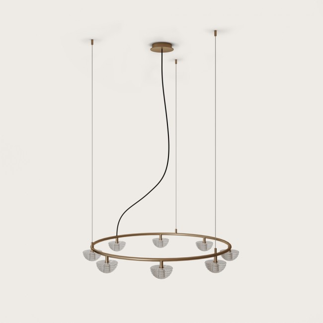Lampe de suspension Hado (8 lumieres)