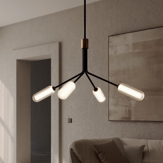Lampe de plafond LED Lari (4x9W)