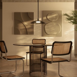 Lampe de plafond LED Betty Fumé (10W)