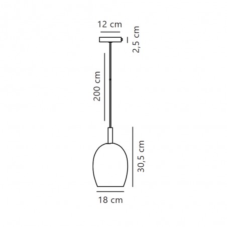 Lampe a suspension Uma 18